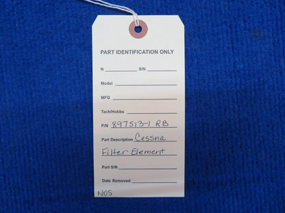 Cessna Filter Element P/N 897513-1RB NOS (0622-799)