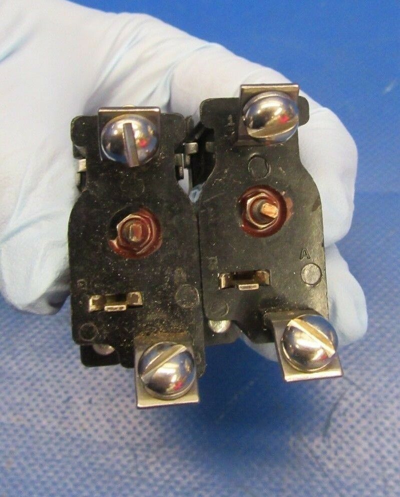 Klixon Circuit Breaker 2 Amp P6A, P7A, F8A Red Lot of 2 NOS (1218-233)