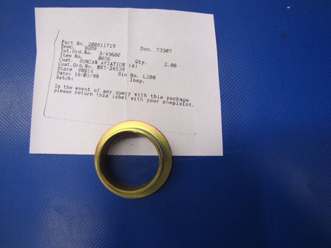 Learjet Bombardier Nose Gear Bushing P/N 200811719 NOS (0417-66)