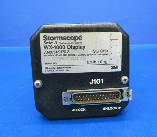 Stormscope Series II Weather Mapping WX-1000 Display 78-8051-9170-3 (0120-165)