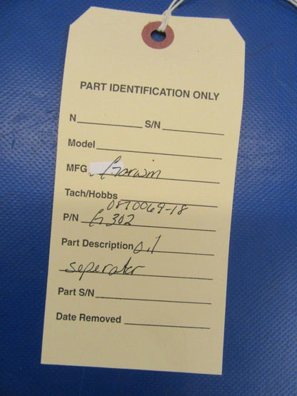 Garwin G302 Oil Separator P/N 0870069-18 NOS (1218-287)