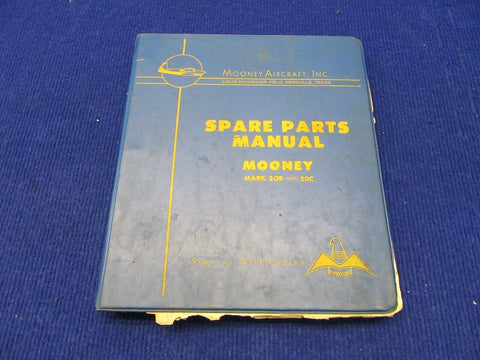 1962 Mooney 20B & 20C Spare Parts Manual (1221-336)