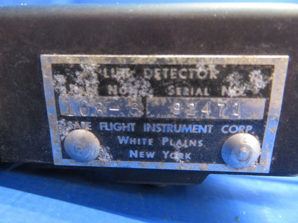 Beech 95-B55 Baron Heated Safe Flight Lift Detector 24 V P/N 168-3 (0223-557)