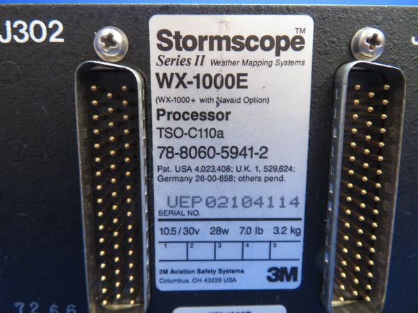 WX-100E3M Stormscope Series II Weather Mapping Processor 78-8060-5941 (0223-847)