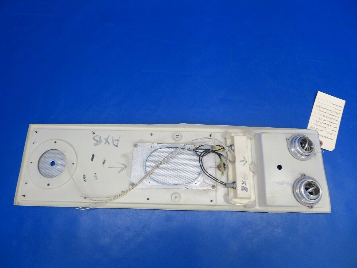Beech Baron E-55 Console Assy Overhead w/ light P/N 106-53004-1 (0120-185)
