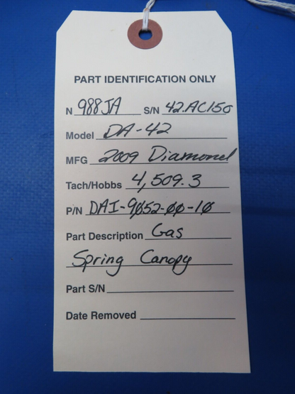 Diamond DA-42 Gas Spring Canopy P/N DAI-9052-00-10 (0623-473)