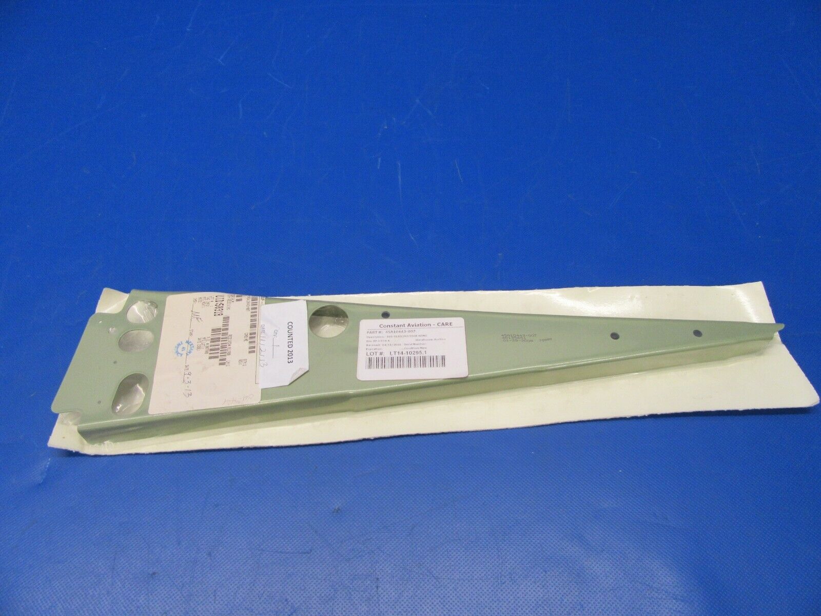 Beech 400 Rib Trailing Edge Wing Stat 128 P/N 45A10443-007 NOS (0419-410)