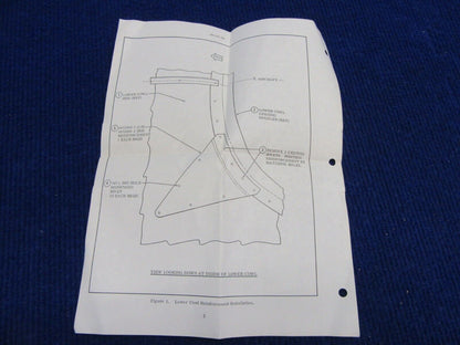 Cessna 150 Lower Cowl Reinforcement Kit P/N 0452008-1, 0452008-2 NOS (1221-419)