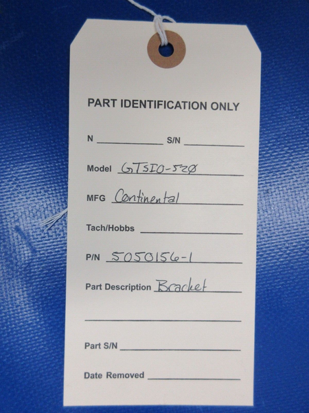 Cessna Continental GTSIO-520 Bracket P/N 5050156-1 (1223-725)