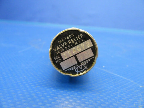 Relief Valve 3630 PSI P/N MC1603 Alt. 4820-01-124-2697 (0519-428)