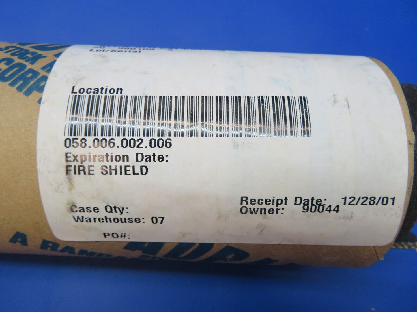 Beech Fire Shield P/N 50-98109-3 LOT OF 4 NOS (1022-326)