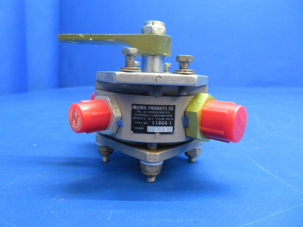 Piper Aerostar 602P Hydraulic Valve Assy P/N 980012-01, 11866-1 (0123-501)