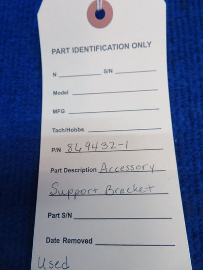 Accessory Support Bracket P/N 869432-1 (0822-360)