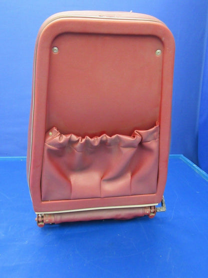 Piper PA-32 Cherokee Six Center Seat Red Leather / Gray Upholstery (0418-196)