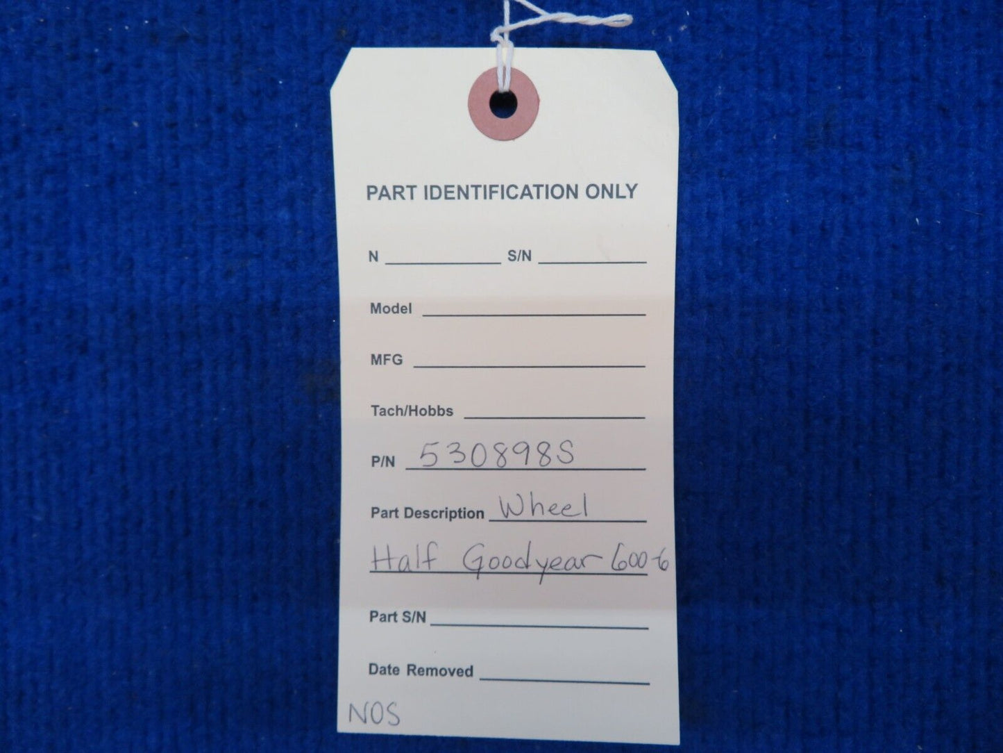 Wheel Half Goodyear 600.6 P/N 530898S NOS (0722-333)