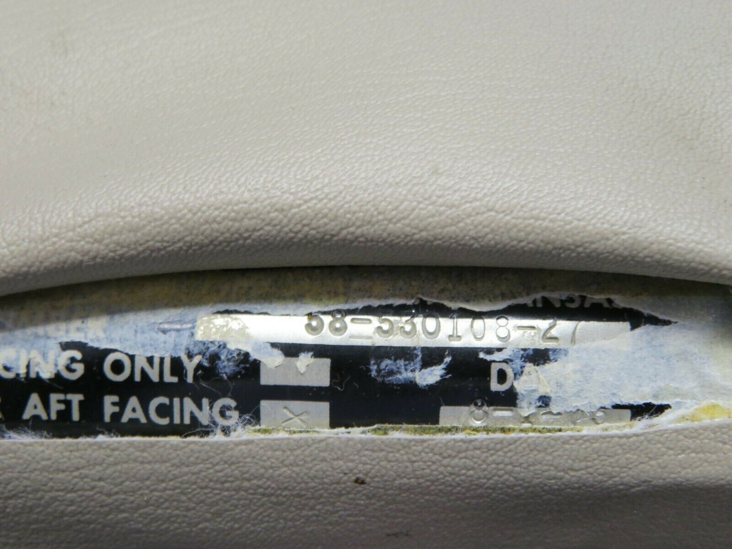@eech 58 Baron LH Seat Assy Cam Adjustable Club Seat P/N 58-530108-27 (0322-781)