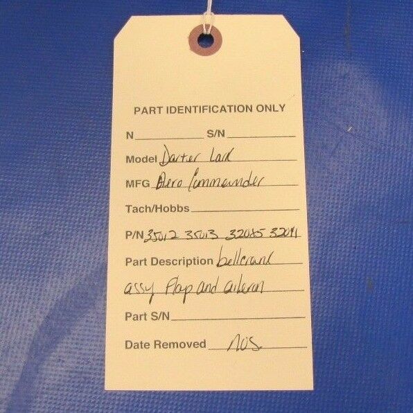 Aero Commander Darter & Lark Bellcrank - Flap & Aileron P/N 35012 (0517-162)