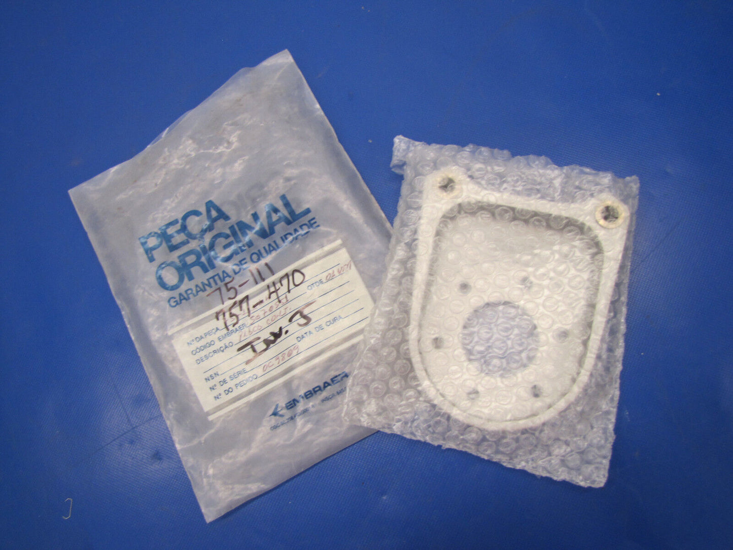 Cleveland / Piper Brake Torque Plate P/N 757-470 & 075-11100 NOS (0317-147)