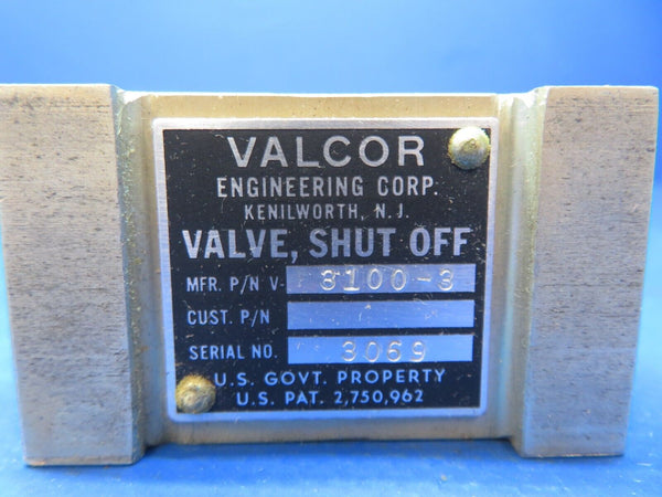 Beech Valcor Valve Solenoid P/N 50-389096-3 NOS (0623-322)