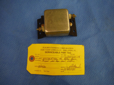 Beech Heater Blower Noise Filter Assy. NEW!!!  P/N 2100900-19  (1215-09