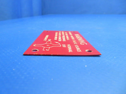 Beech C-35 Bonanza Interior Placards P/N 35-440021-1 LOT OF 3 (1222-600)