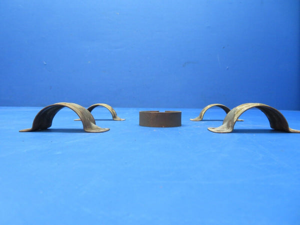 Beech B33 Debonair Exhaust Clamps P/N 186-8A, 35-950126 LOT (0923-617)