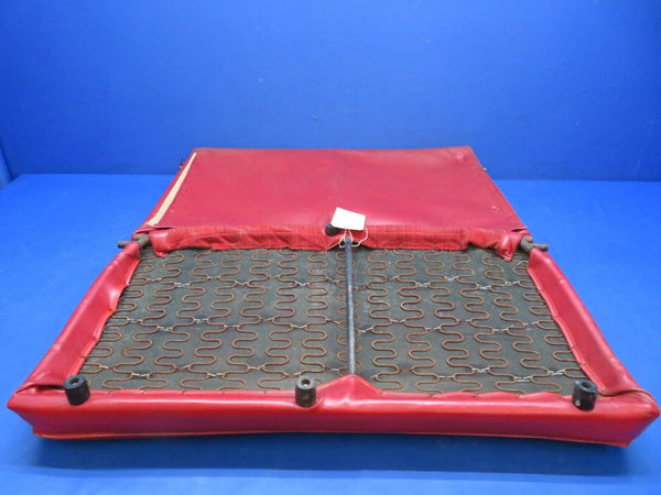 Piper PA-28R-180 Rear Seat Assy Red Vinyl P/N 65700-06 (1123-399)