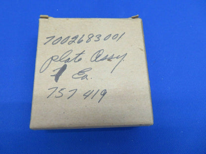 Piper Plate Assembly P/N 757-419 (0820-338)