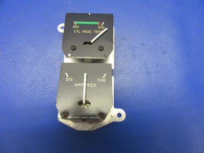 Cessna 177RG Instrument Cluster Cyl Head Temp / Amperes C669509-0103 (0621-373)