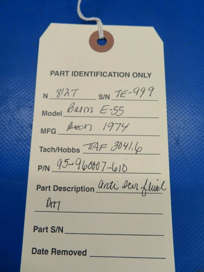 Beech Baron E-55 Anti Icer Fluid Door 95-960007-610 (0120-36)