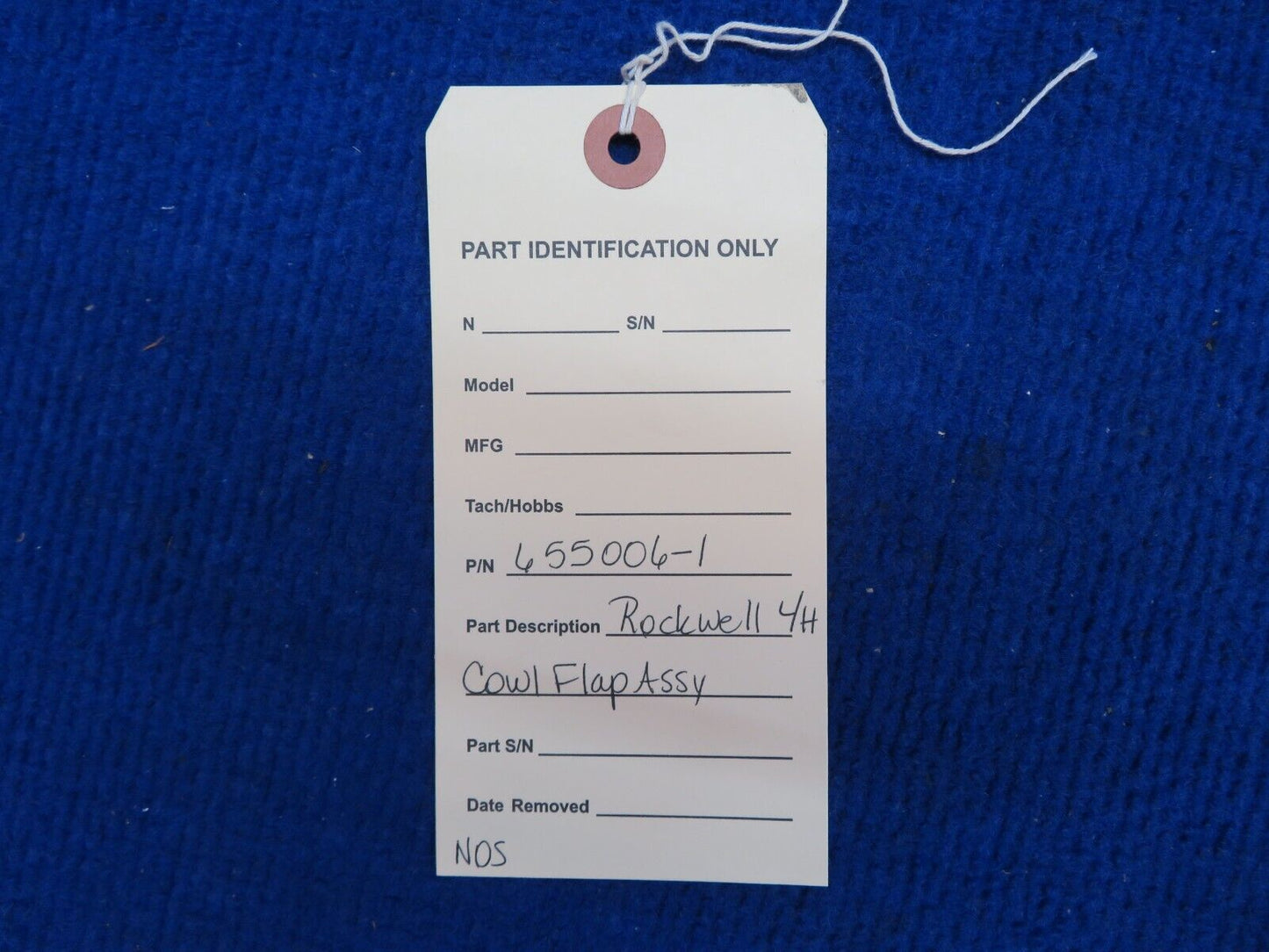 Rockwell LH 112TC Cowl Flap Assy P/N 655006-1 NOS (0622-860)