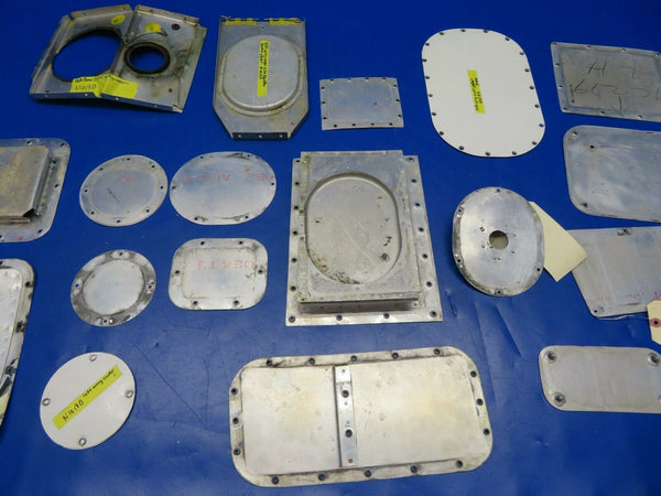 1962 Beech Baron 95-A55 Inspection Panels LH Wing 1 LOT (0420-373)