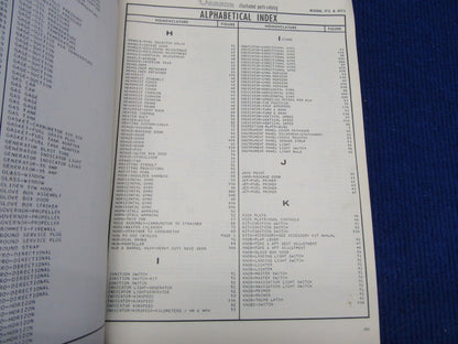 Cessna 172 Skyhawk & Powermatic Series Parts Catalog 1963-1966 (1221-333)