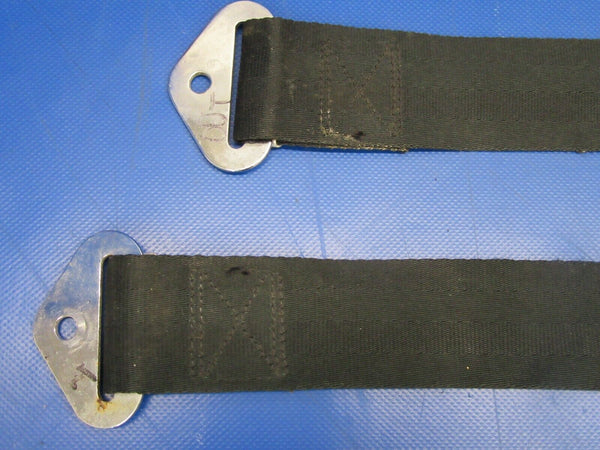 Beech Sierra B-24R Safety Lap Belts Black 1 LOT OF 4 P/N 500869-401 (0719-294)