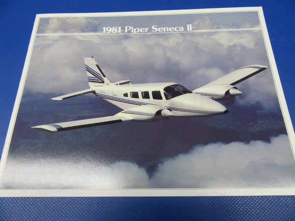 Piper Sales Brochures - 1981 Seneca II / 1984 Mojave (0124-31)