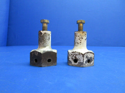 Cessna Main Gear Axel Nut Wheel Fairing 2-3/8" P/N 0441130-2 LOT OF 2 (0523-510)