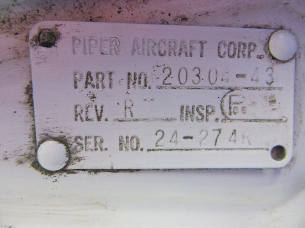 Piper PA-24 Comanche RH Flap P/N 20304-43 (1123-08)