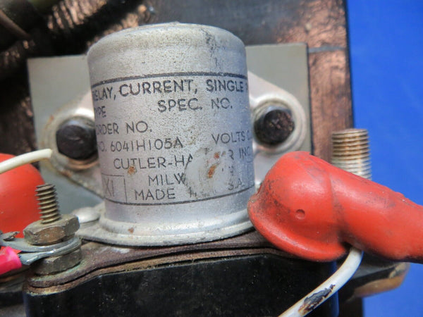 Piper PA-28R-180 Battery Box Assy w/ Lid & Relay 12v P/N 63888-00 (1123-403)