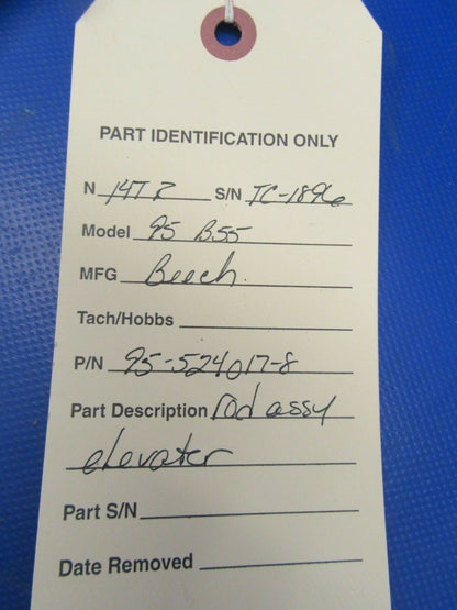 Beech Baron Rod Assy Elevator P/N 95-524017-8 (1118-54)