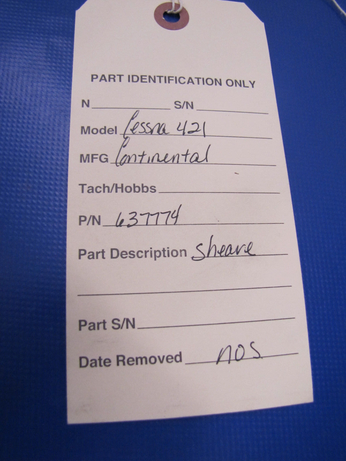 Continental Sheave - Cessna 421 A/C Comp Drive P/N 637774 NOS (0417-23)