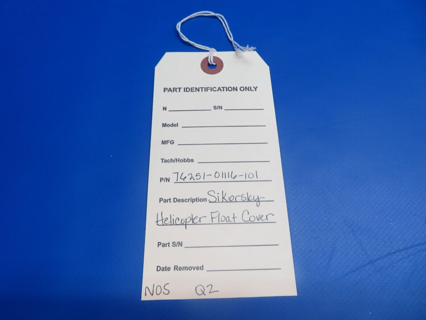 Sikorsky Helicopter Float Cover P/N 76251-01116-101 NOS (0922-967)