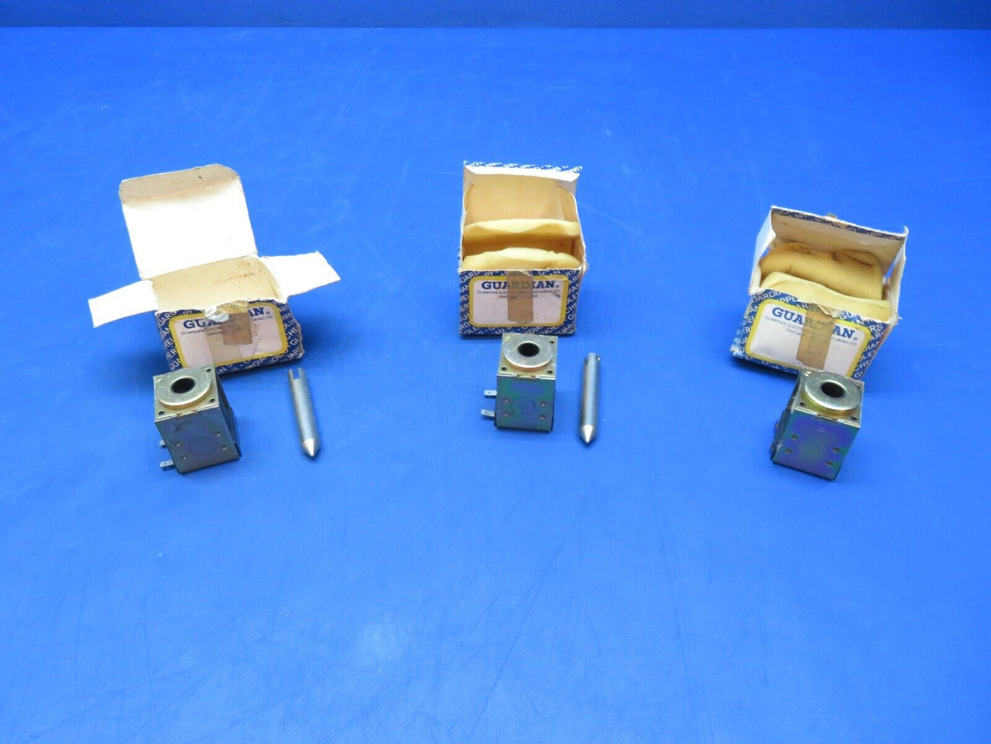 Guardian Electric Solenoid Frame 12v P/N 4HD-I-12VDC NOS LOT OF 3 (0923-489)
