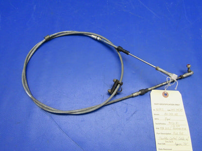 Piper 28R-180 Push Pull Throttle Control Cable w/ Brackets 72" 455 322 (0621-600