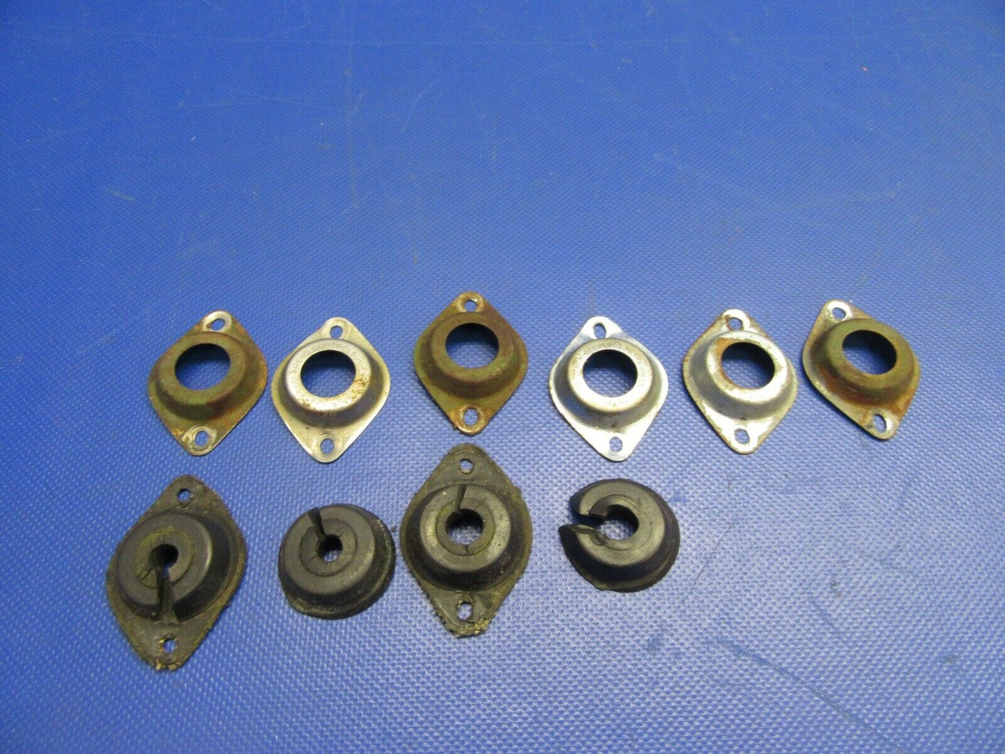 Mooney M20 / M20G Collar Firewall Cable Guides LOT OF 6 (0921-326)