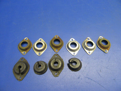 Mooney M20 / M20G Collar Firewall Cable Guides LOT OF 6 (0921-326)
