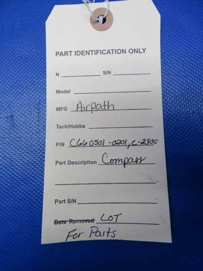 Airpath Compass P/N C660501-0201 LOT OF 5 FOR PARTS (0224-308)