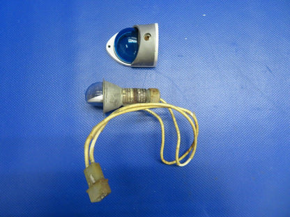 Rockwell Commander Grimes NAV Light RH Wing Blue Lens P/N A1815A-G-12 (0121-406)