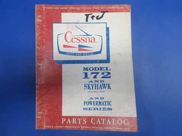 Cessna 172 1963 - 1967 172 Parts Catalog (0124-1348)