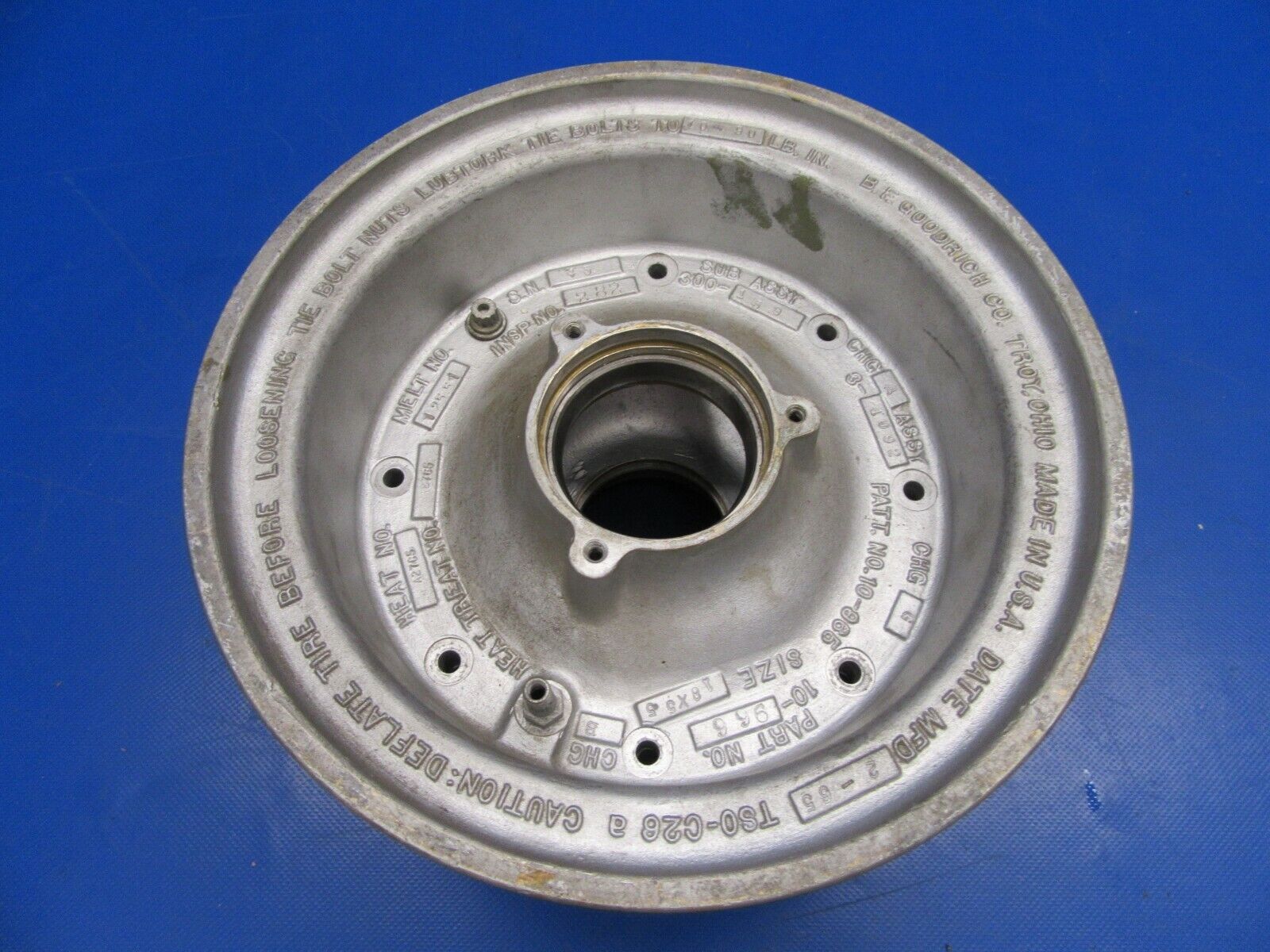 BF Goodrich Nose Wheel 18X5.5 P/N 10-966 (0616-10)