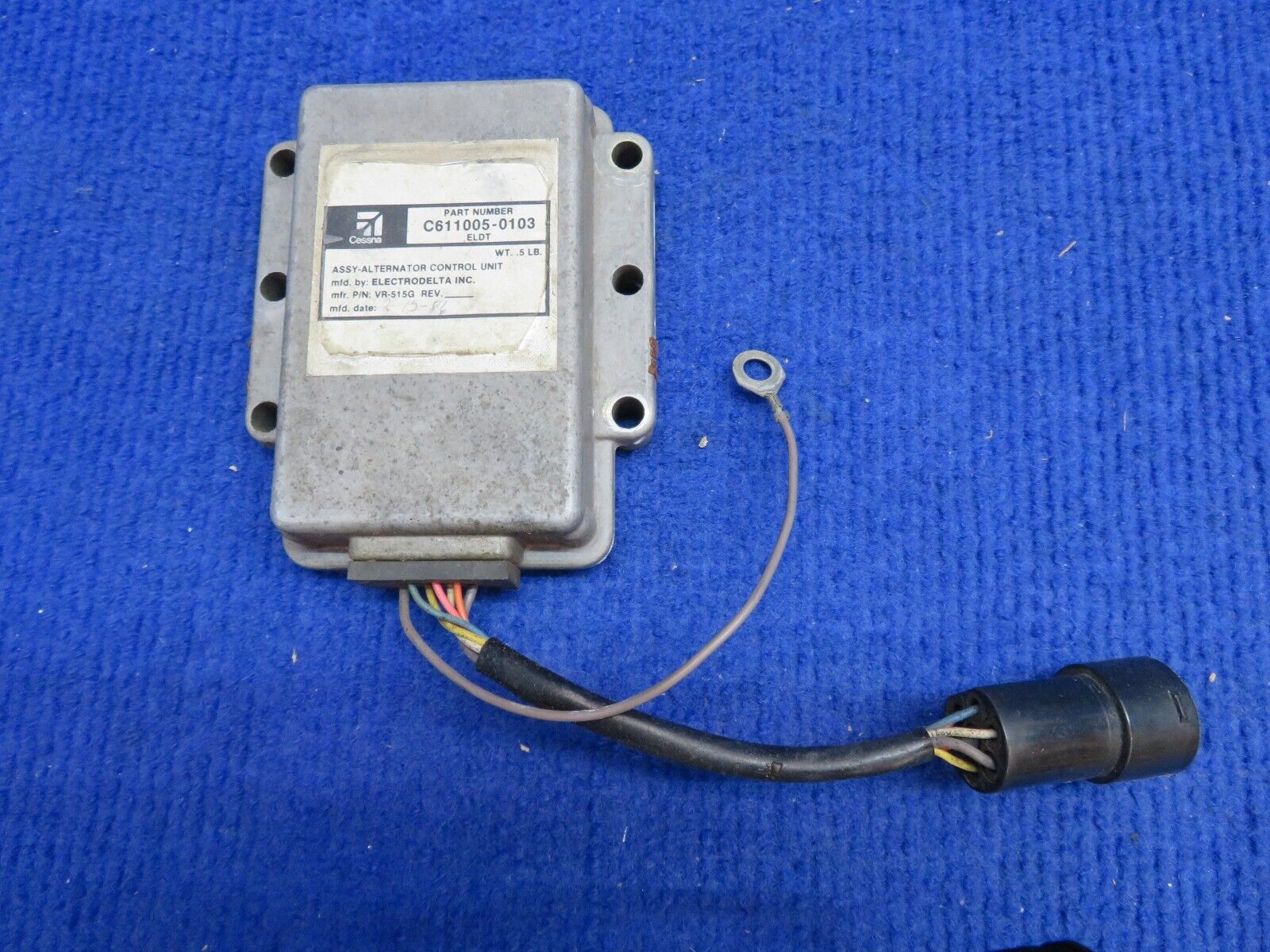 Cessna Alternator Control Unit P/N C611005-0103 CORE (0622-436)